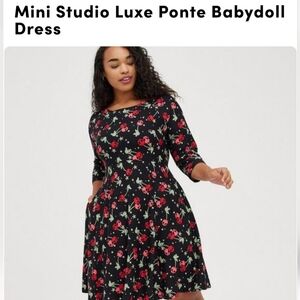 Torrid NWT Skull Cherry Dress 3X